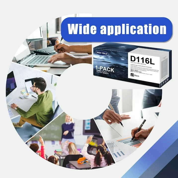 MLT D116L MLT-D116L D116L Black Toner Cartridge Replacement for Samsung Xpress M2875FD M2626 M2835 M288x M2825WN M2885FW Printer Toner