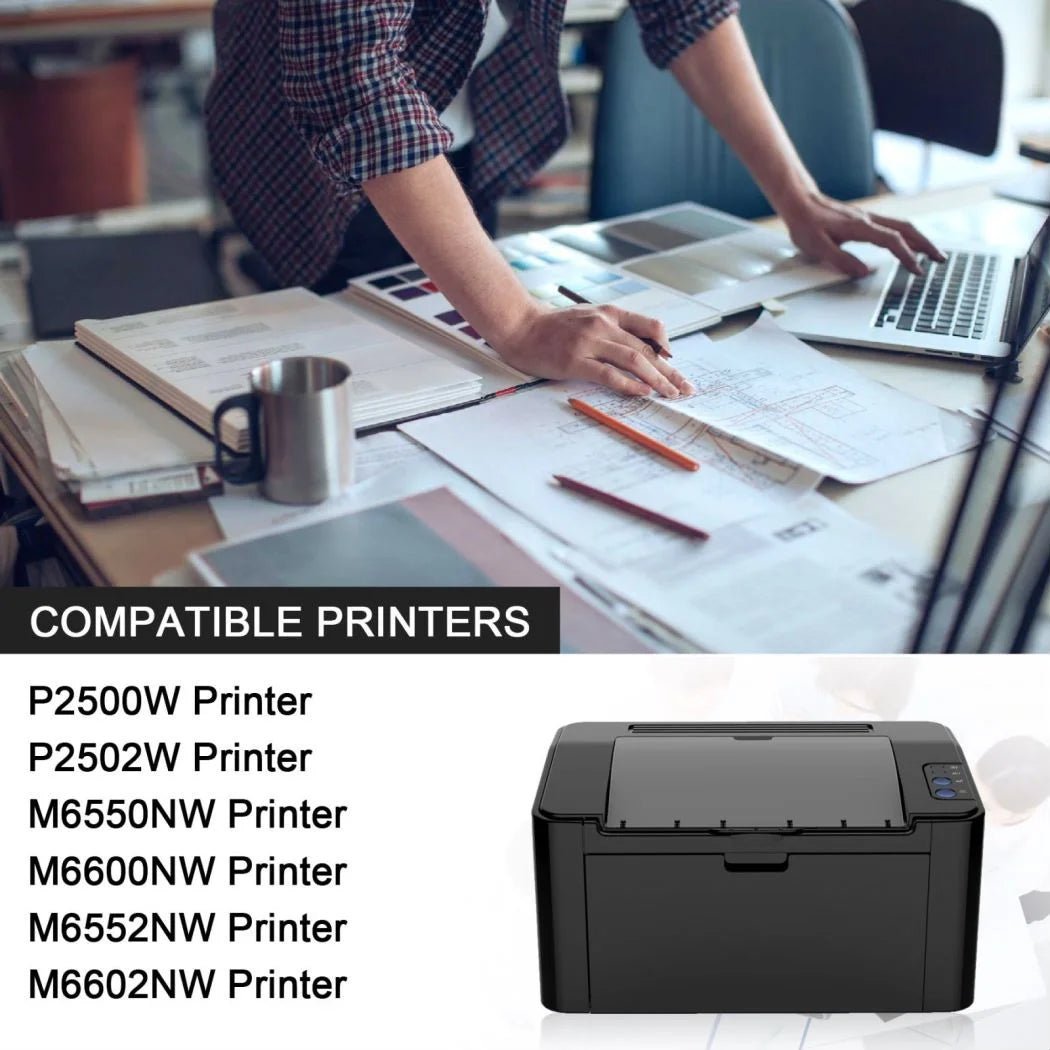 PB210 Toner Cartridge Replacement for Pantum PB-210 P2500W P2502W M6600NW M6552NW Printer(Black, 2-Pack)