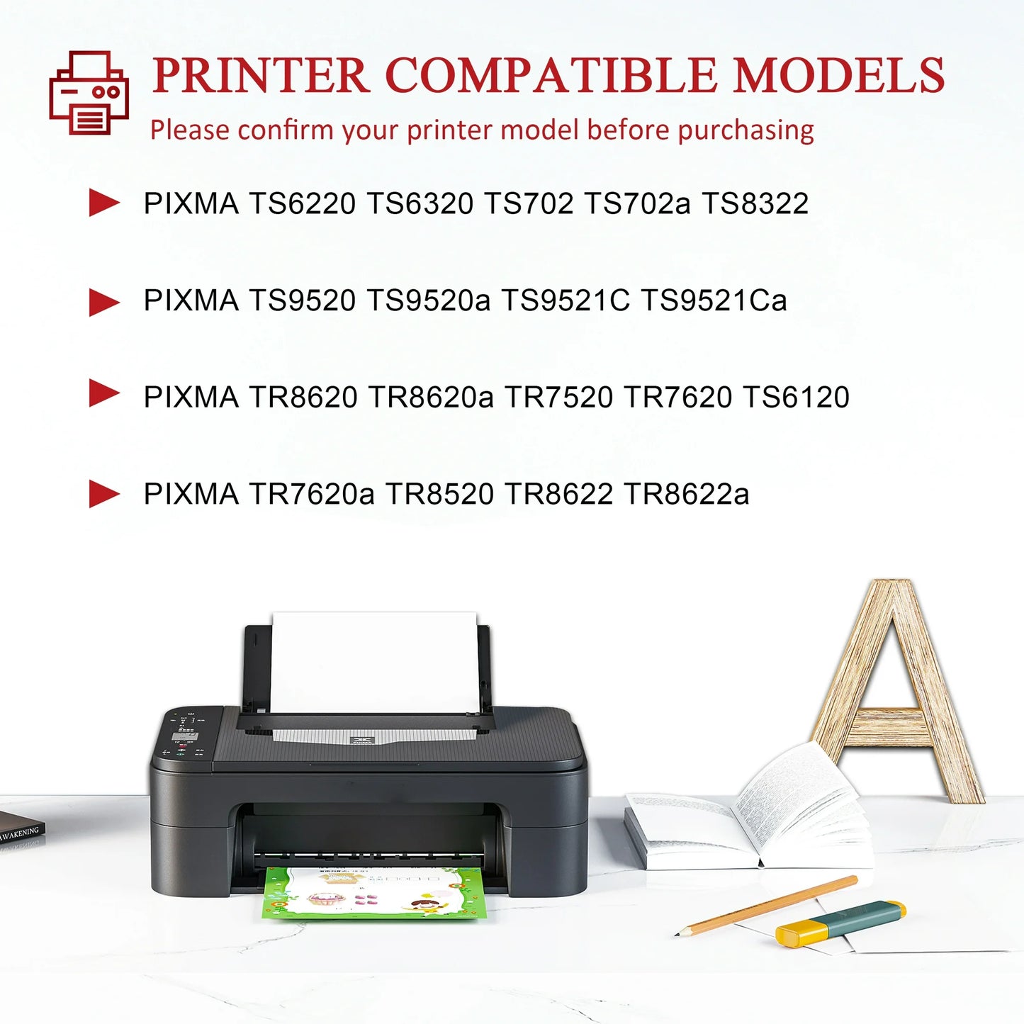 PGI 280XXL CLI 281XXL Ink Cartridges Compatible for Canon 280 281 Ink Work for Pixma TR8520 TR8620a TS8120 Ink