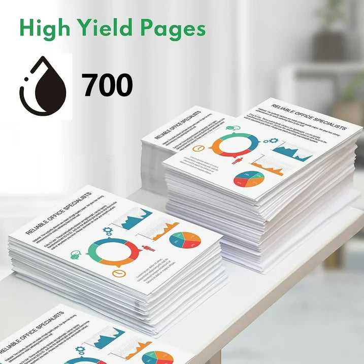 64XL Ink Cartridges Black Compatible for HP 64 Ink for Envy7858 7155 7255e Printer(1 Pack)