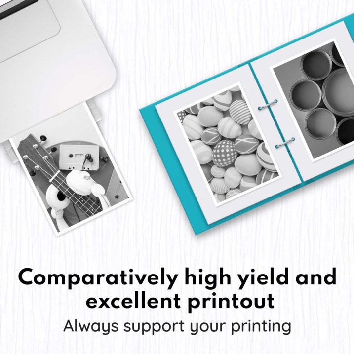 62XL Ink Cartridge Compatible for HP 62 Black Ink Cartridge for Envy 5660 7640 Printer