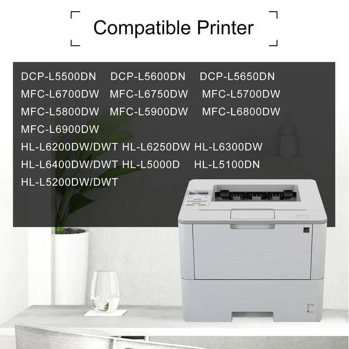 TN-820 TN820 High Yield Toner Cartridge 1 Pack Black Replacement for Brother HL-L6200DW Printer