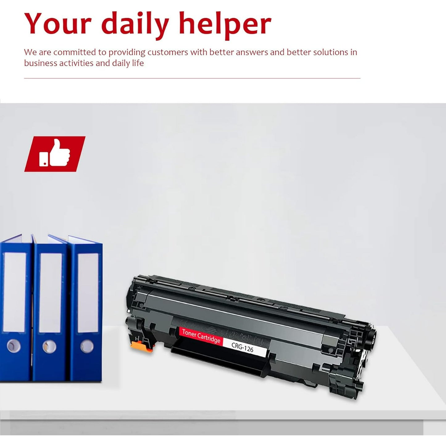 High-Yield 126 Black Toner Cartridge (2-Pack) - CRG126 Toner Replacement for Canon 126 Toner for ImageClass LBP6200d LBP6230dw LBP6230dn LBP6200 LBP6230 Printer, 3483B001