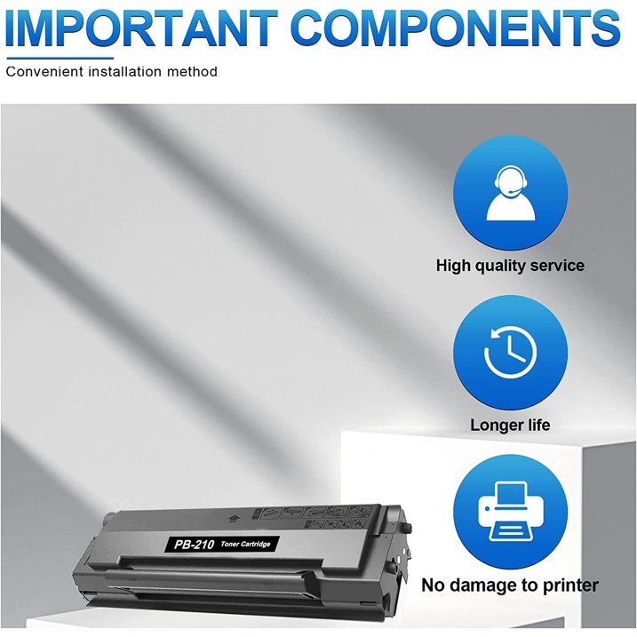 PB-210 Toner Cartridge: High Yield 1 Pack Black for Pantum PB 210 Replacement for P2500W M6552NW Printers